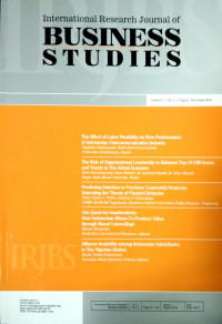International Research Journal of Business Studies Vol.7 No.2