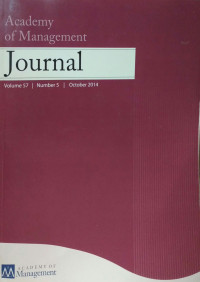 Academy of Management Journal Vol 57 No.5