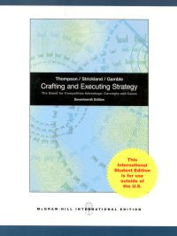 Crafting and executing strategy the quest for competitive advantage : concepts and cases