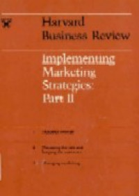 Implementing marketing strategies: Part II