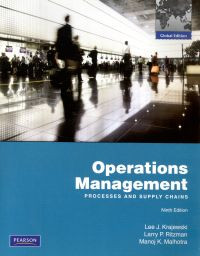 Operations management : Processes and supply chains