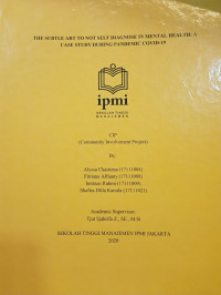 The Subtle Art To Not Self Diagnose In Mental Health: A Case Study During Pandemic Covid-19