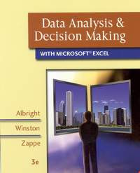 Data analysis & decision making with microsoft excel