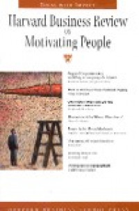 Harvard Business Review on motivating people