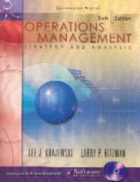 Operations management : strategy and analysis