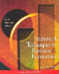 Statistical techniques in business & economics