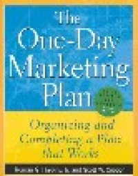 The one-day marketing plan : organizing and completing a plan that works