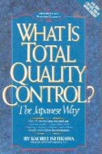 What is total quality control? the Japanese way