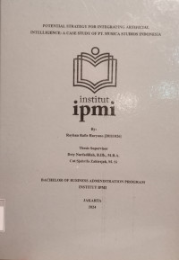 Image of Potential Strategy for Integrating Artificial Intelligence: A Case Study of PT. Musica Studios Indonesia